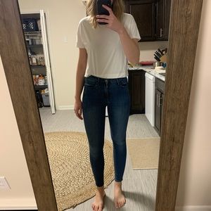 GAP high rise skinny jean